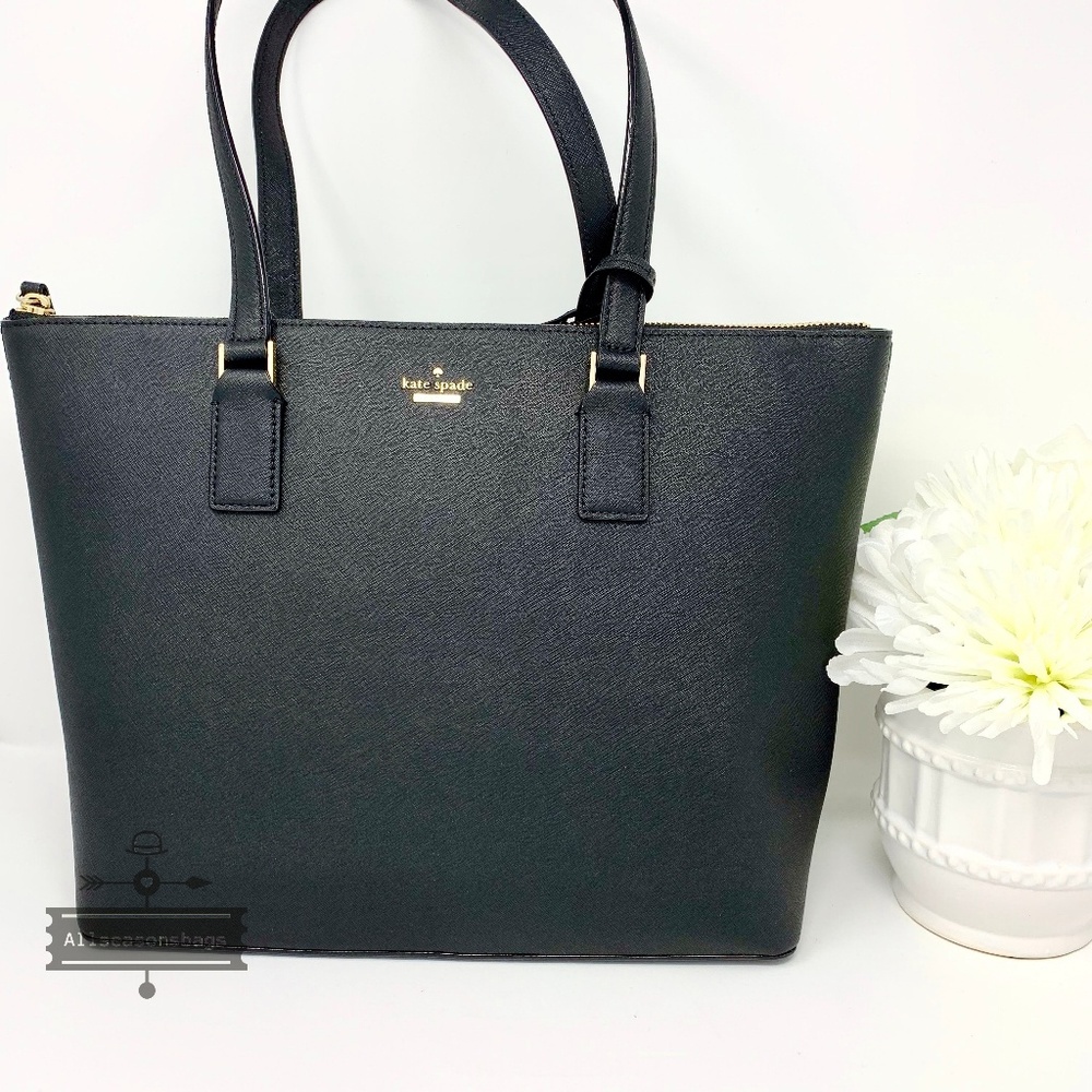 Kate spade cameron street lucie black zip tote - Picture 3 of 8